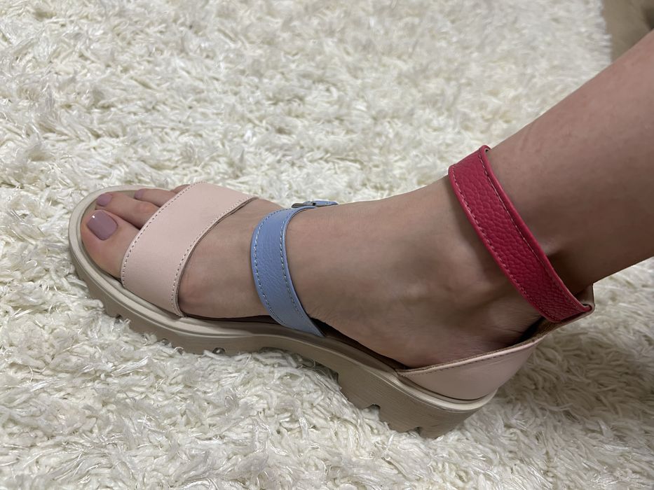 Sandale de vara din piele