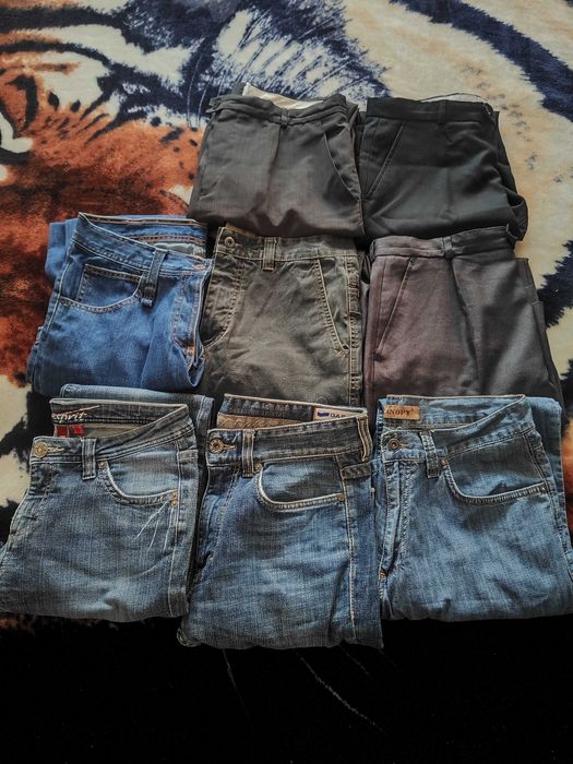 Мъжки дънки/панталони - М размер ,8бр. = 55лв.