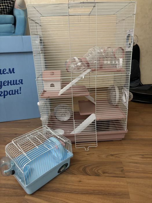 Хлетка для хомяков +переноска
