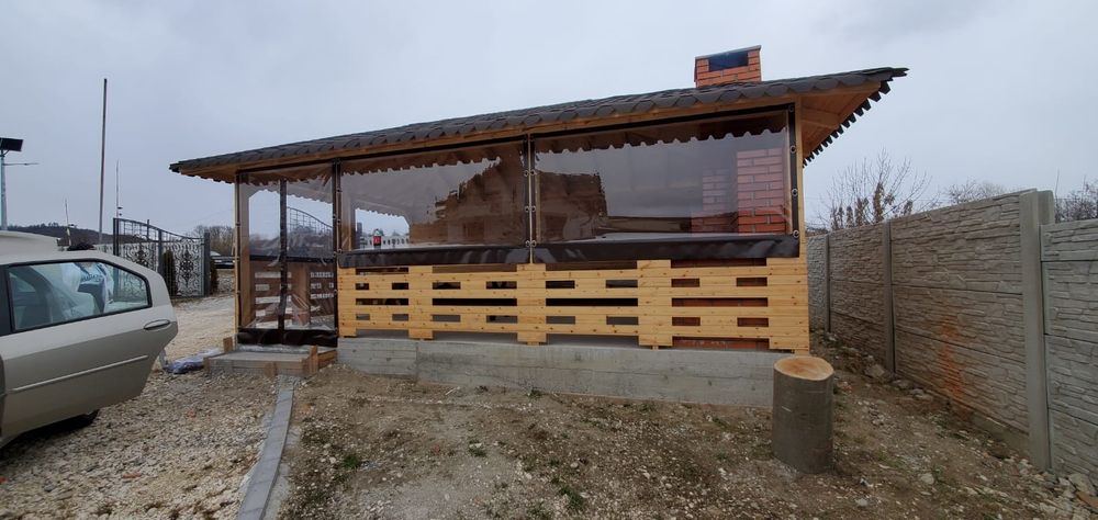 Folie terasa/ terase și foisoare, Cristal premium transparenta