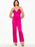 Salopeta superba satin Victoria's Secret ORIGINALA,magenta,ciclam ROZ