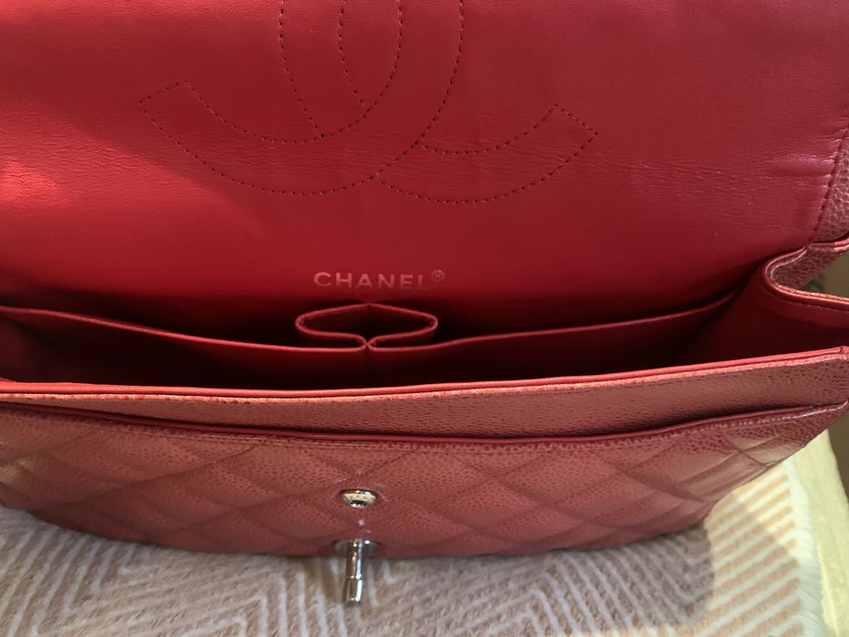 Chanel Vintage Classic Double W Flap 30 - дамска чанта