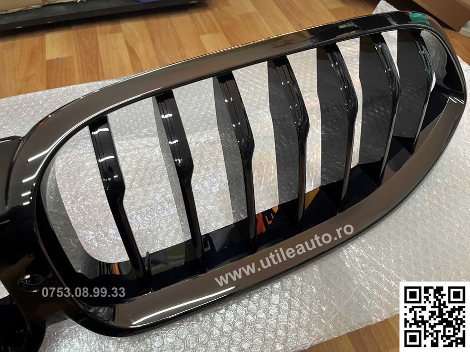 Grila Fata Motor BMW Seria 8 G14 G15 G16 Neagra Shadow-Line ICAM