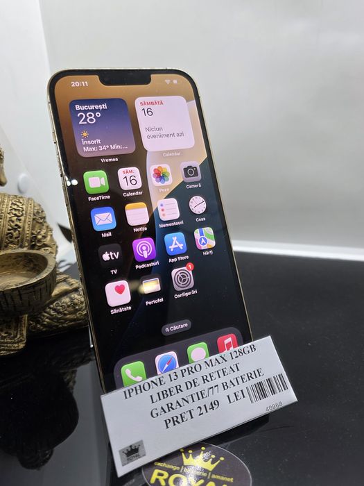 Amanet Royal: Iphone 13 Pro Max /77 Baterie