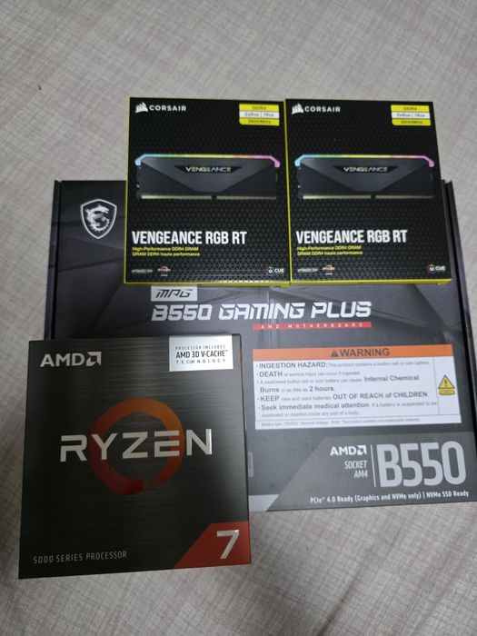 Ryzen 7 5800x3d, Msi Mpg B550, 32GB 3600 cl16, 500gb nvme