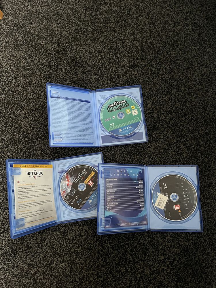 The Witcher Gold Edition, Death Stranding и Two Point Hospital