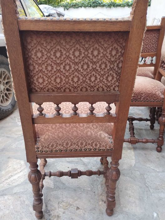 2 бр кресла / тронове / , 6 бр столове