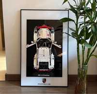 Картина с 3D моделью Porsche 911