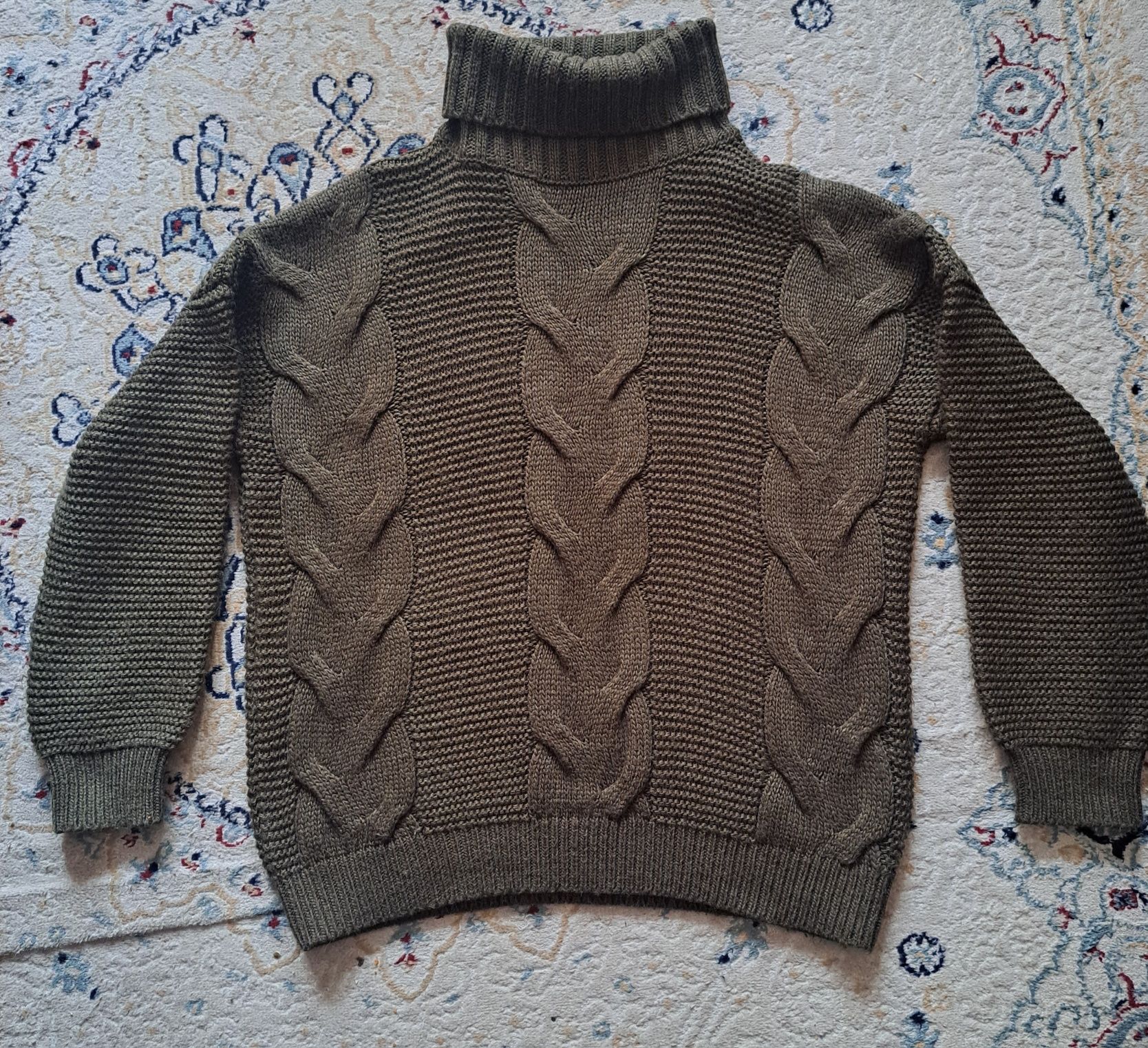 Платье-Туника и свитер вязаные, размер 44-46