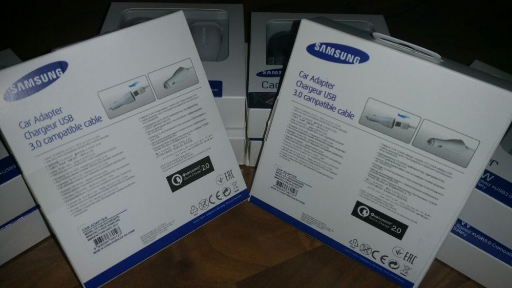Incarcator auto+cablu Fast Charge original Samsung S6 7 8 9 10 Note8 9