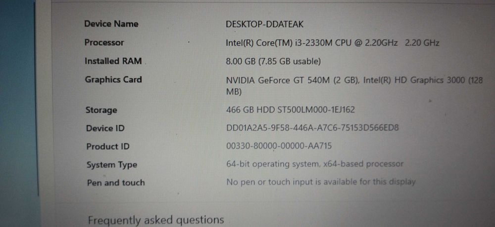 лаптоп  ACER с windows 10