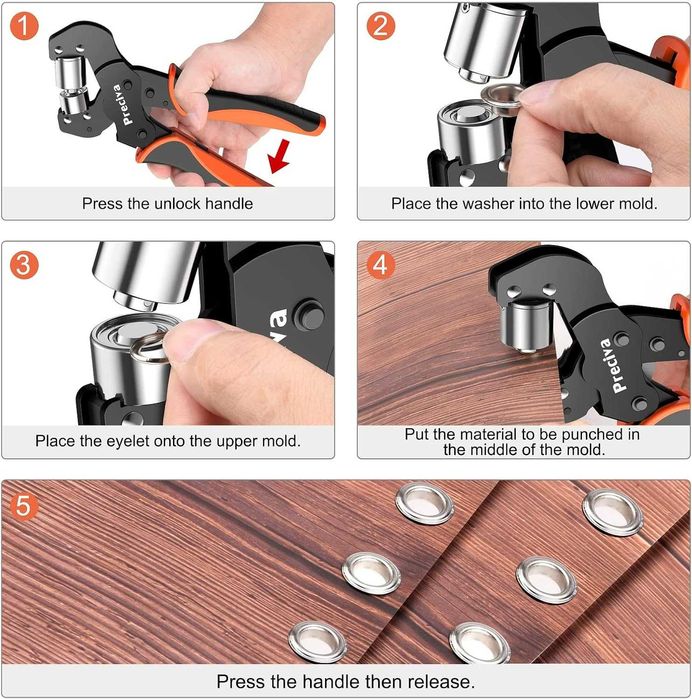 магнитни клещи с 10 мм капси - 500 бр.