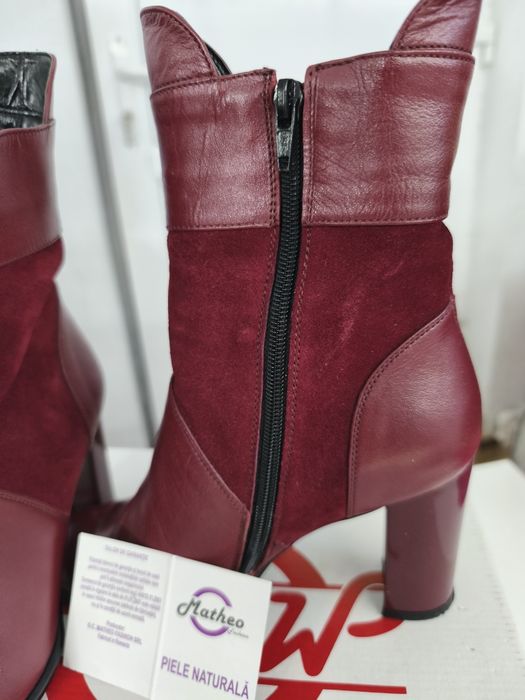 Ghete din piele naturala