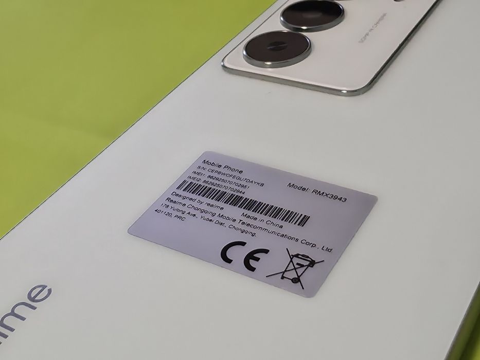КАТО НОВ 128GB Realme 14x 5G Yettel Гаранция 2028г. Green / Зелен