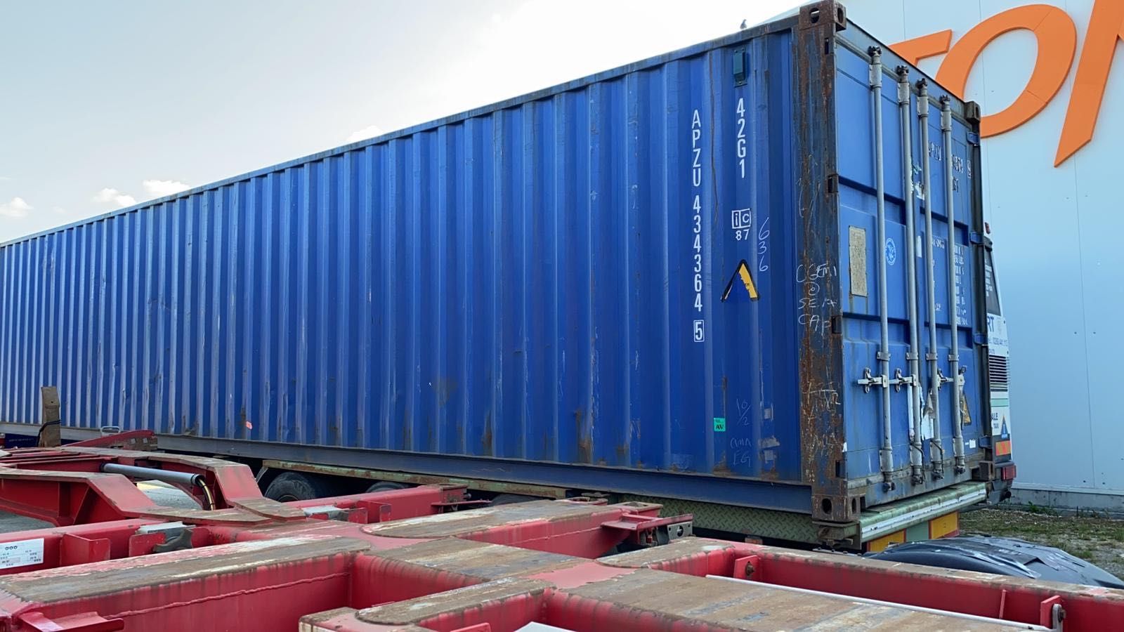 Container Maritim 20" DV (6 m) / 40“ DV sau HC (12 m) /45" HC (13,6 m)