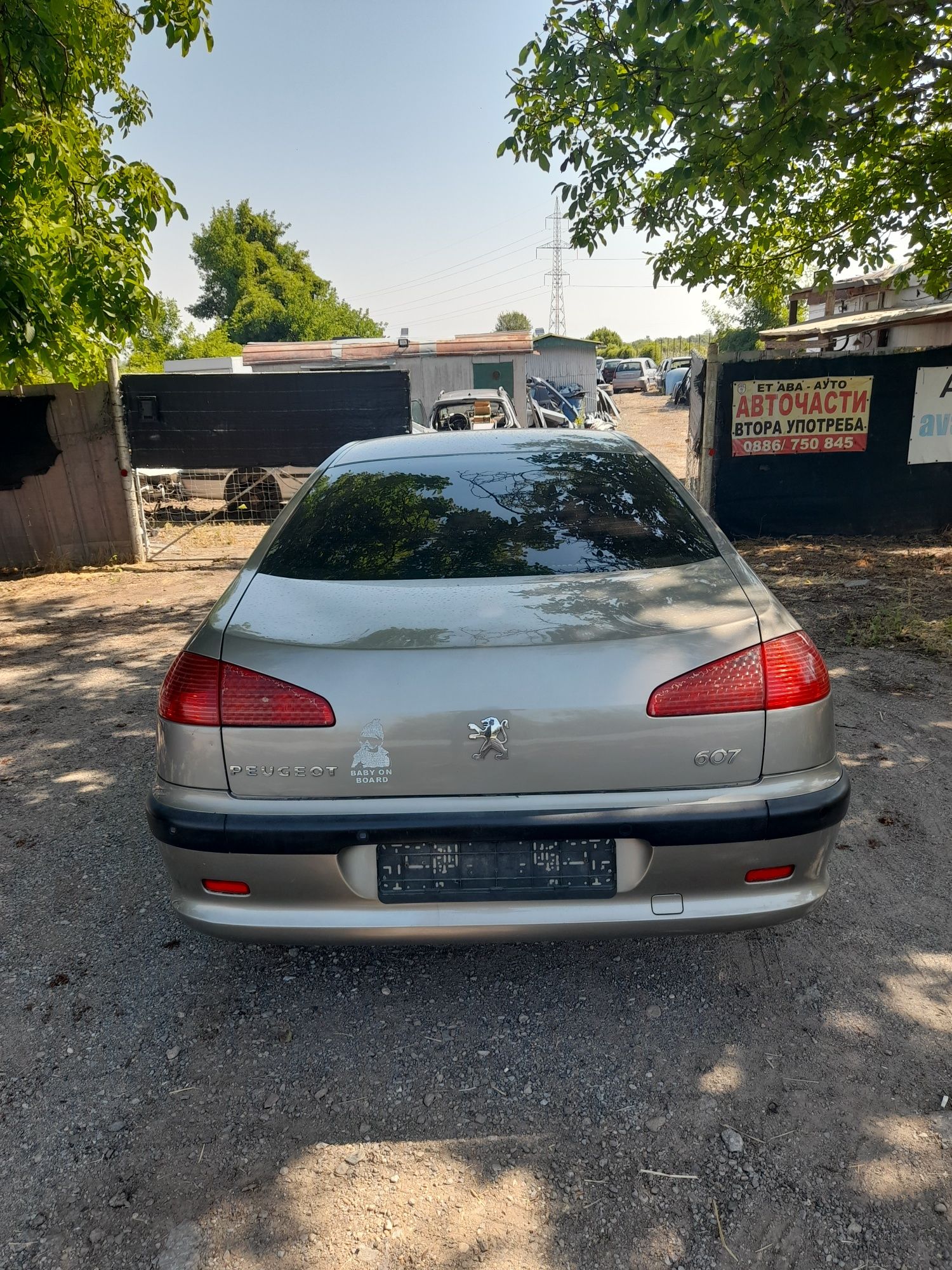 Пежо 607 2.2 дизел на части