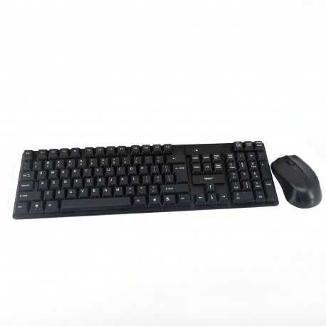 Kit Tastatura si Mouse profesionale, Wireless, Negru, 1 Reciver USB