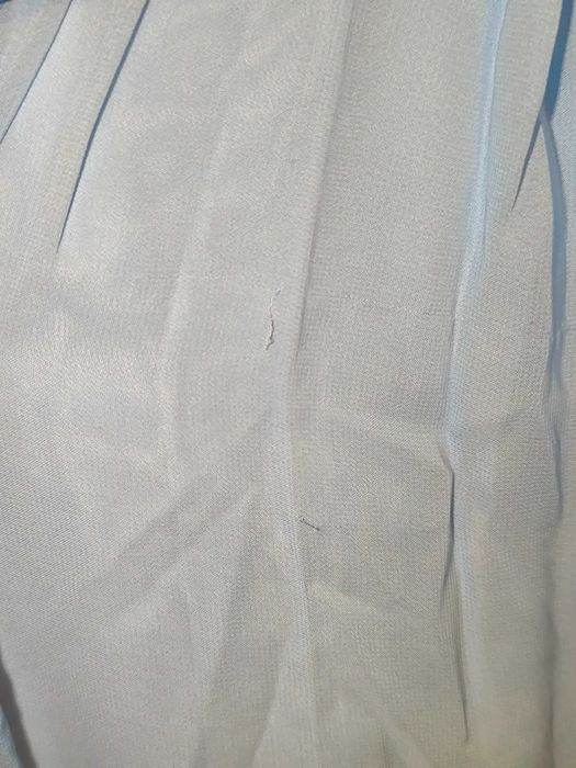 Официална светлосиня рокля, дълга с корсет