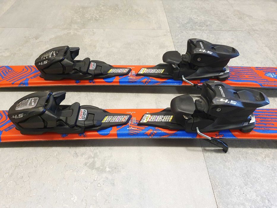 Schiuri copii K2 Indy 112cm cu legaturi Marker FDT 4.5