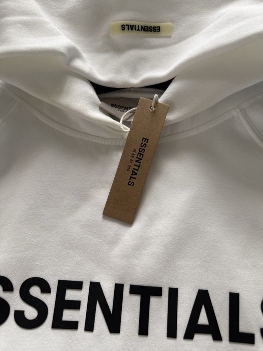 Hanorac essentials alb