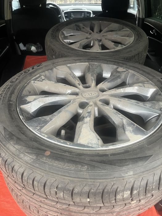 Диски в сборе с резиной на кио оптима