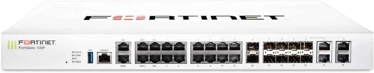 Межсетевой экран FortiGate-100F Hardware Plus 24x7 (UTM) Protection