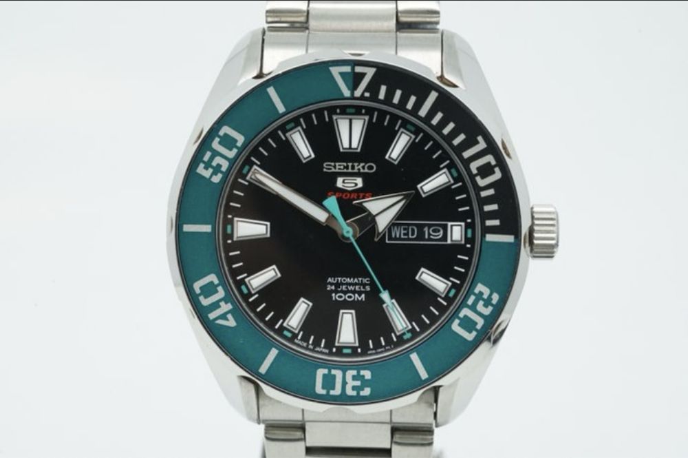 Часовник Seiko 5 Sports SRPC53J1 Green Dial