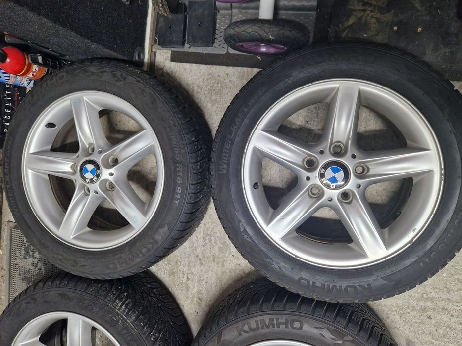 jante originale bmw r16 style 43 cauciucuri iarna 2023 e46,e90,seria 3