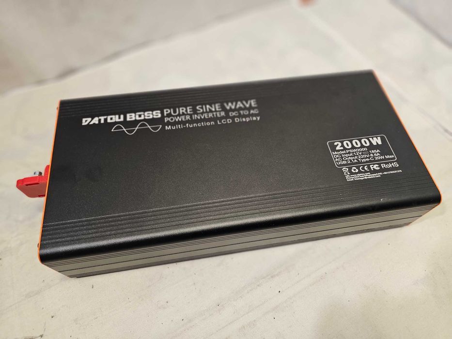Invertor 12V 2000W Datouboss PSW2000 pure sine wave