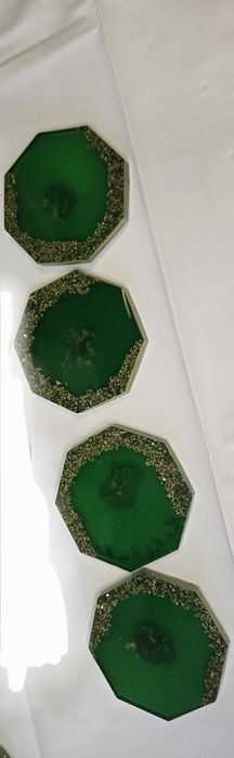 suporturi pentru pahare și cești din rășină epoxidică