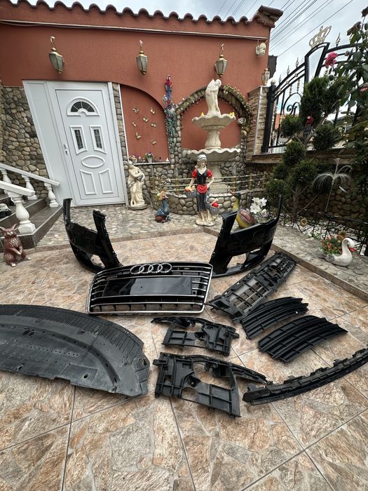 Оригинална предна броня Audi A7 4G (2011–2014) с решетка и елементи