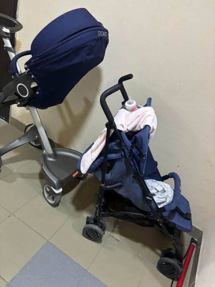 Коляска Stokke оригинал и Чикко