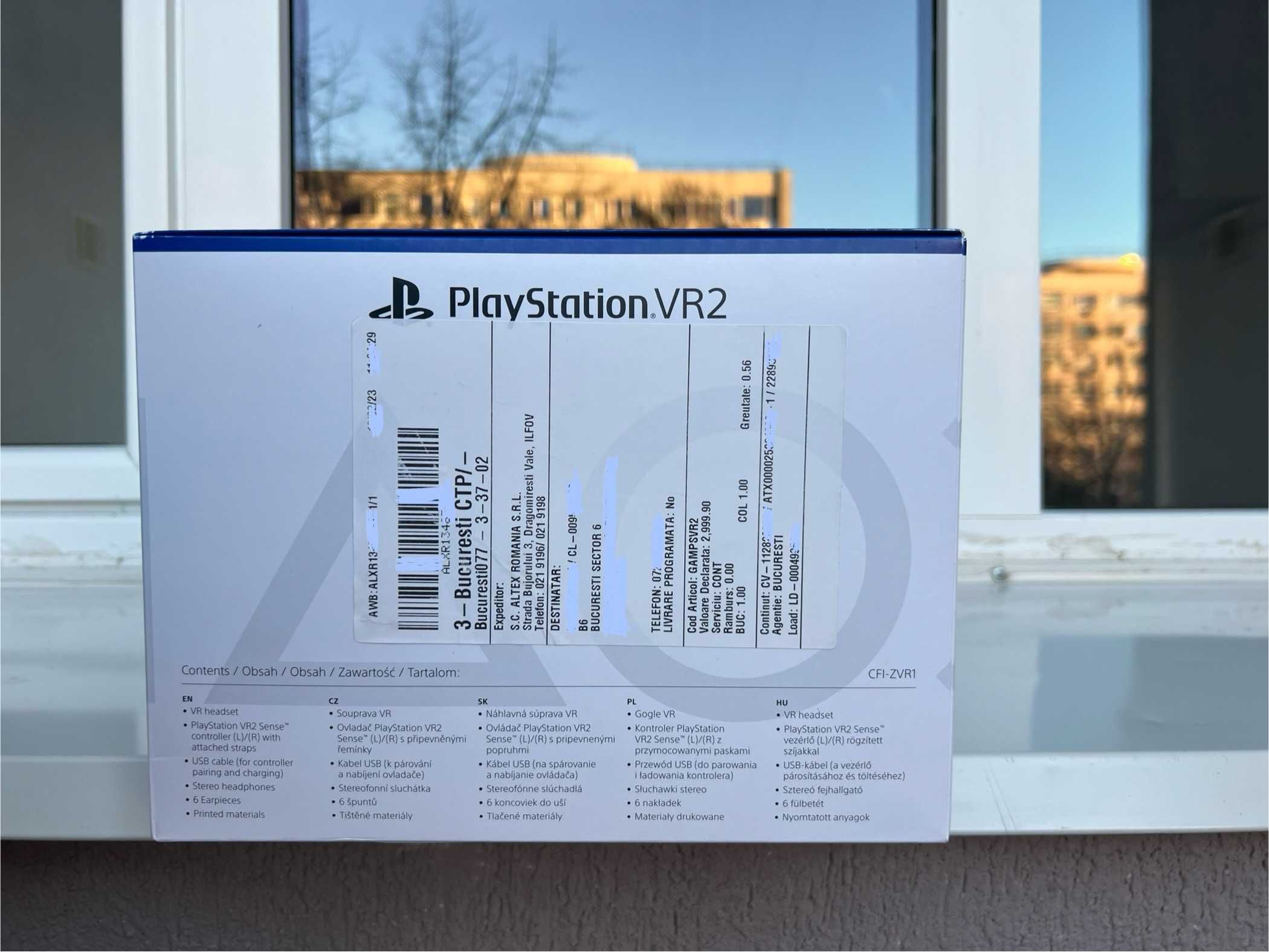 PlayStation PS VR2 Nou, Sigilat Garantie Altex, Optional Charging Dock