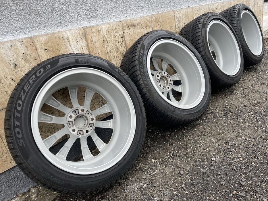 Jante Roti 18 BMW F10 Seria 5 6 Anvelope iarna 245 45 R18 / 275 40 R18