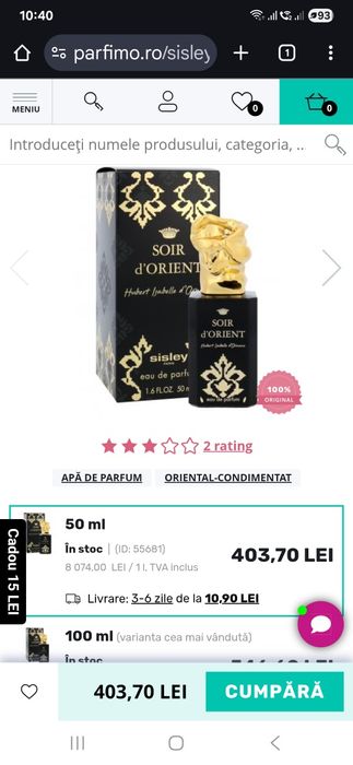 Parfum soir d'orient