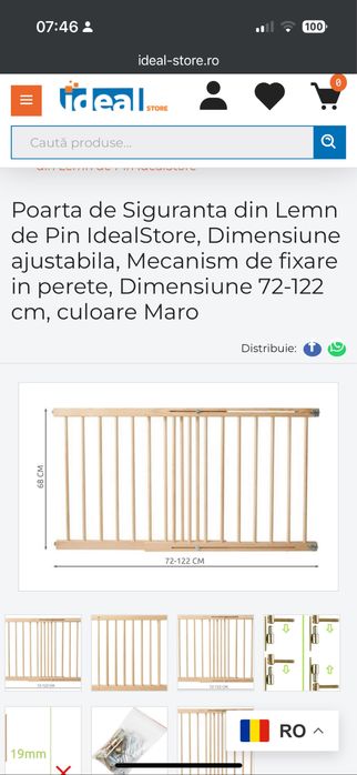 Bariera /poarta siguranta copii