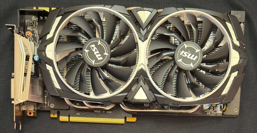 ТОП състояние Видео карта MSI GeForce GTX 1070 ARMOR 8G OC GDDR5