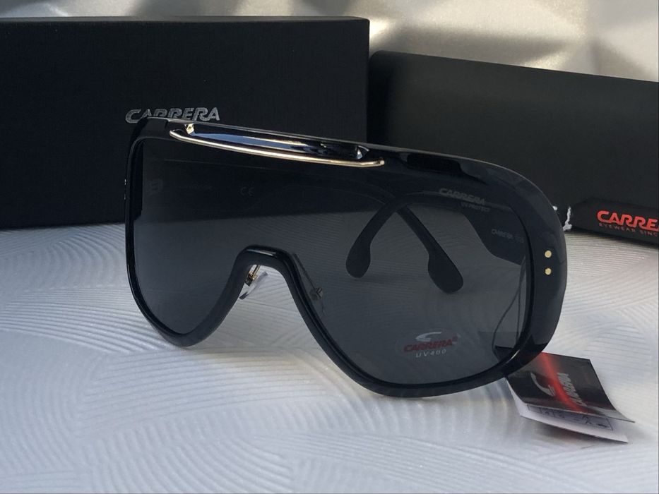 Мъжки слънчеви очила маска carrera epica 2 цвята черни сини