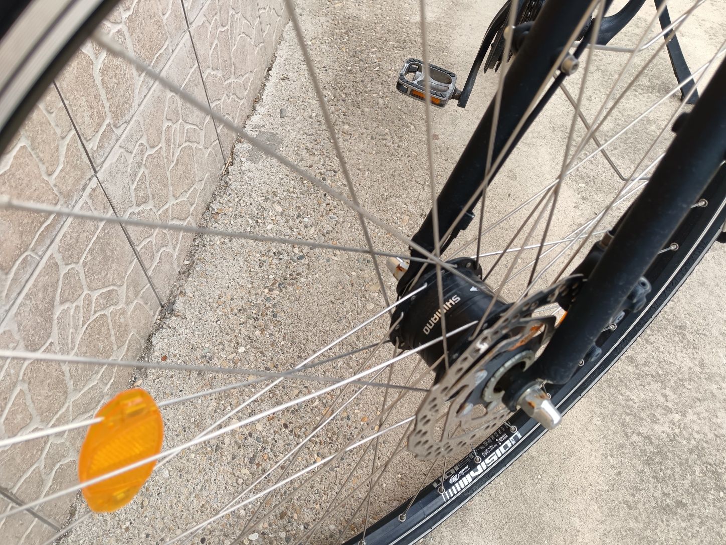 Bicicleta aluminiu sudata manual