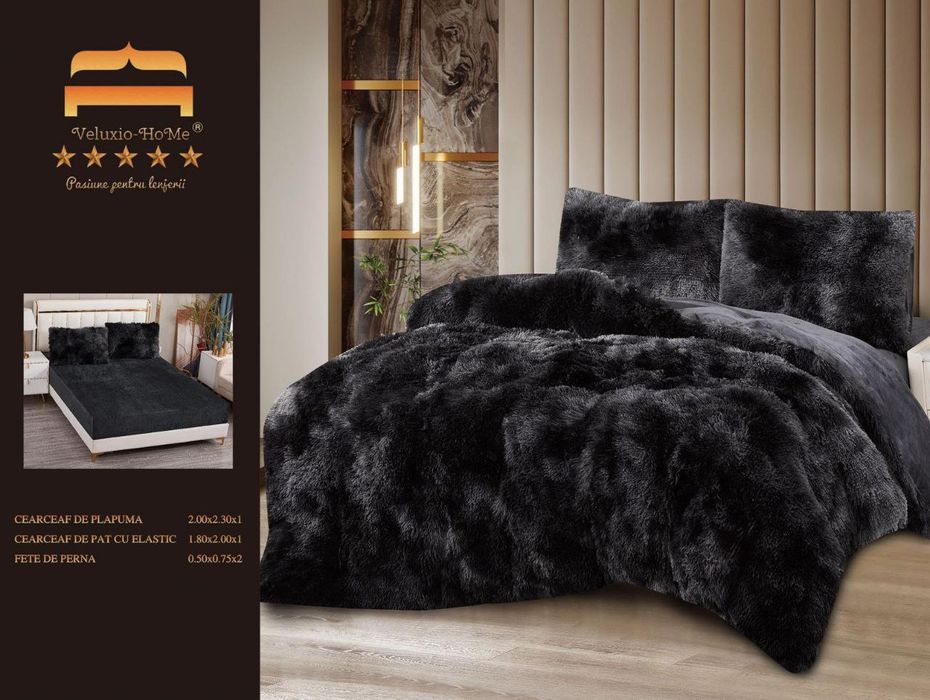 Lenjerii pufoasei cocolino  fluffy cu catifea