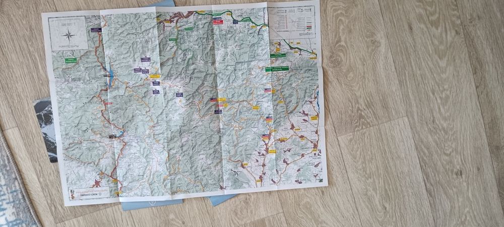 Vand set de 19 harti cicloturistice