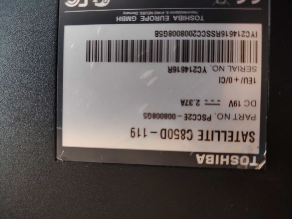 Toshiba Satellite C850D-119