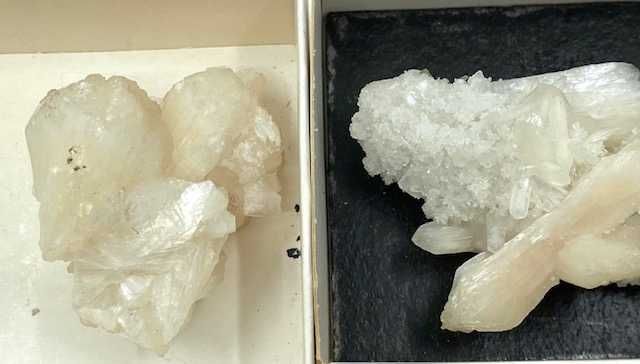 Cristal stilbite - floare de mina