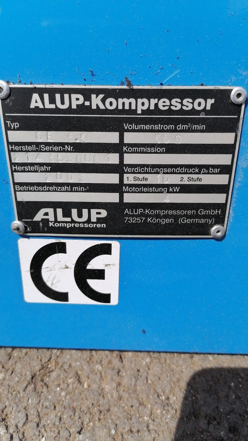 Vand compresor aer pe șurub Alup