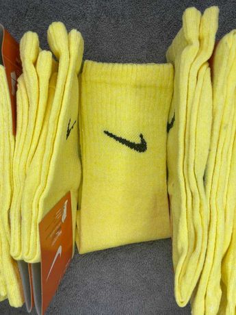 Носки Nike - Длинные . Желтые