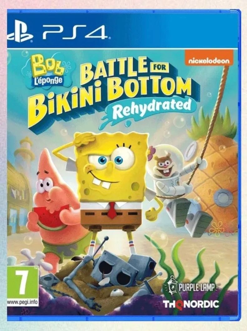Игра на ps 4/5 "Губка Боб битва за Бикини Боттом"