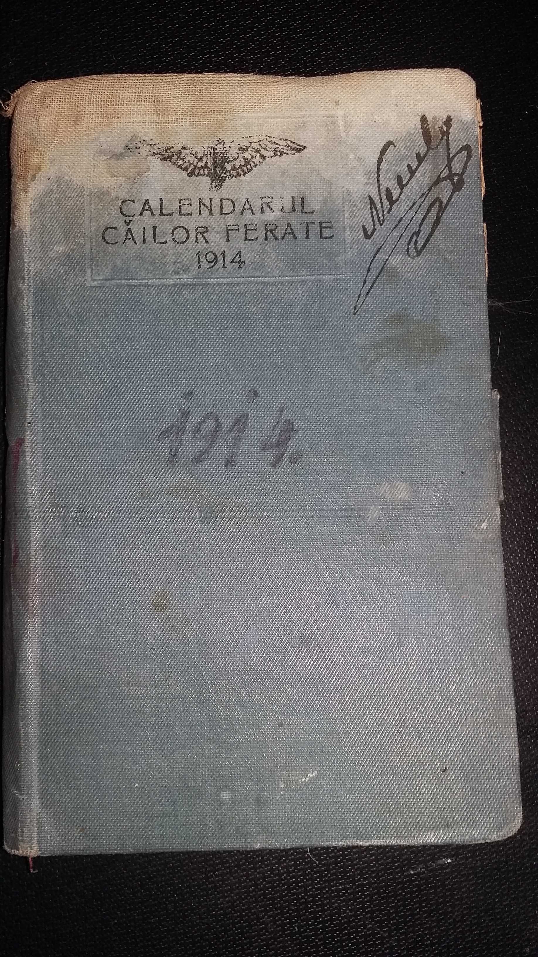 mersul trenurilor si al vapoarelor 1914