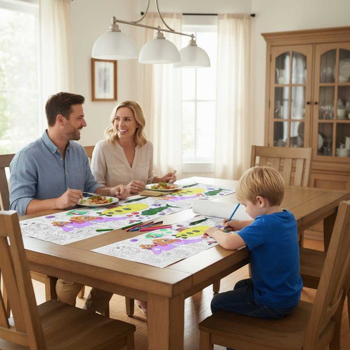 Rola hartie de colorat pentru copii XXL autoadeziva Sea Life 300x38 cm