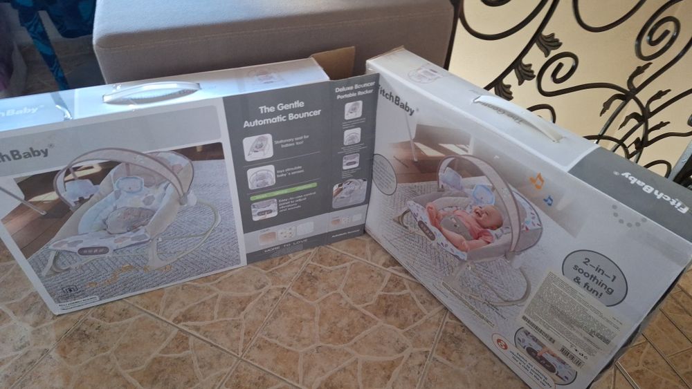 Бебешки шезлонг люлка Fitchbaby + ПОДАРЪК