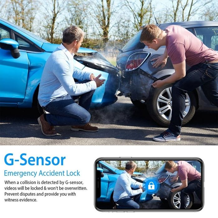 Мини камера автомобил учун HD 1080 p
(No rati
170° WiFi Dash Cam TeqH